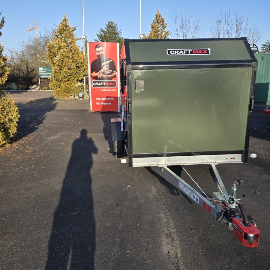 CRAFTMAX-BLACK-BROTHER-OffRoad-Mini-Caravan-750kg-gebremst-2.80x1.47x1.40m-fuer-Selbstausbau-Military-olive-gruen-7
