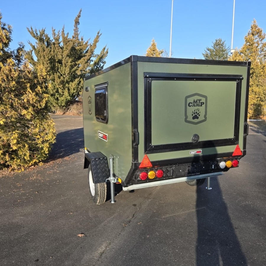 CRAFTMAX-BLACK-BROTHER-OffRoad-Mini-Caravan-750kg-gebremst-2.80x1.47x1.40m-fuer-Selbstausbau-Military-olive-gruen-4