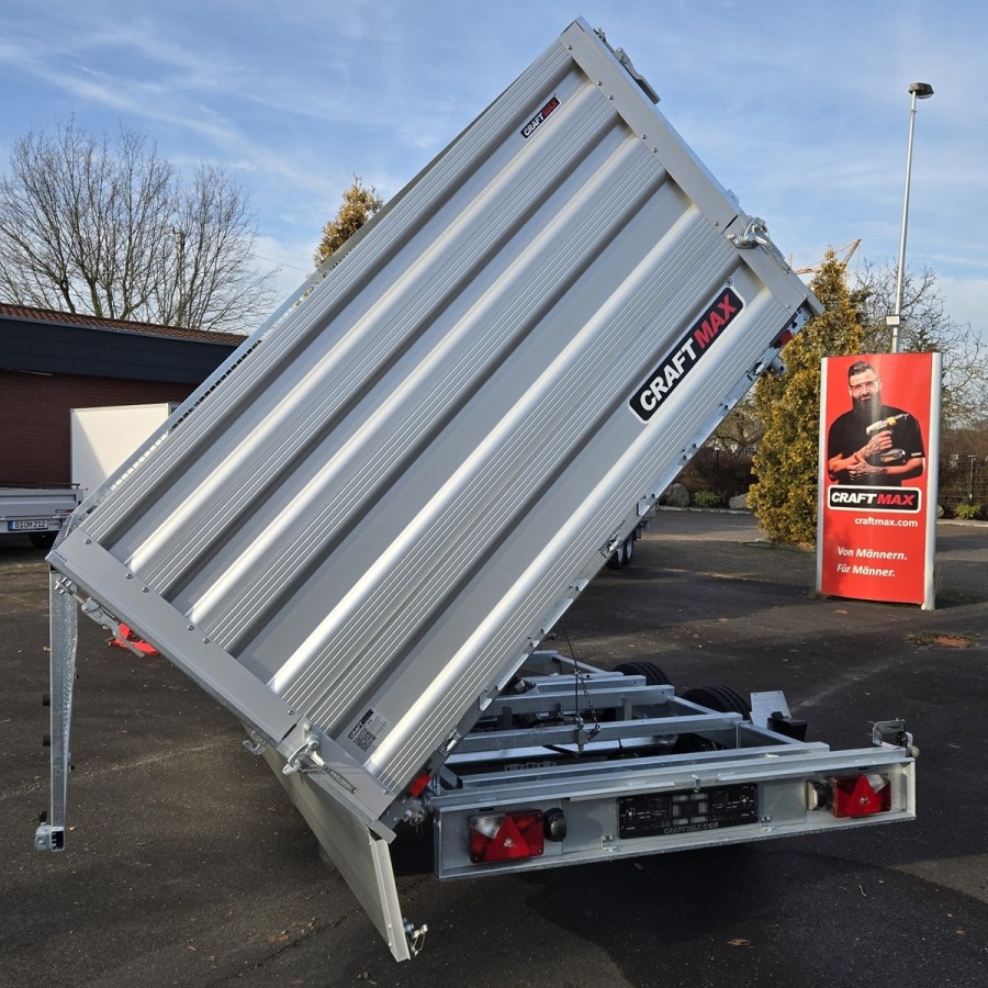 CRAFTMAX-KING-3500-ALU-Dreiseitenkipper-3.66x2.04x0.35m-Elektro-Hydraulik-Akkuschrauber-Notpumpe-Spinlock-29