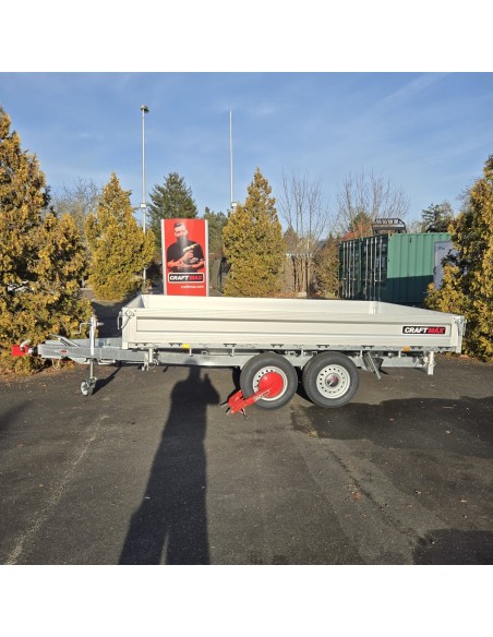 CRAFTMAX-KING-3500-ALU-Dreiseitenkipper-3.66x2.04x0.35m-Elektro-Hydraulik-Akkuschrauber-Notpumpe-Spinlock-3