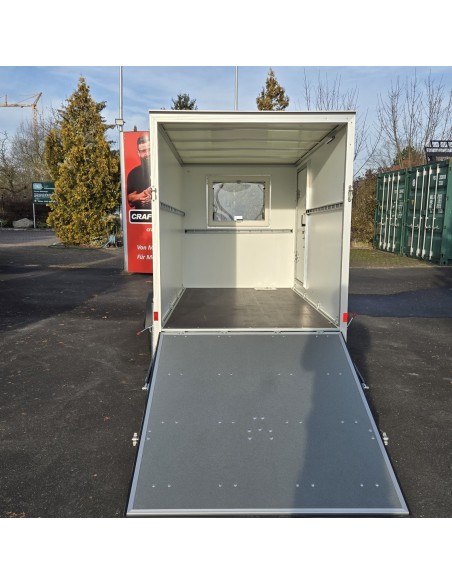 UNSINN-UKU-251415-7-13-Kofferanhaenger-750kg-ungebremst-2.55×1.42x1.53m-Unique-Sandwichpanele-Rampe-Tuer-Fenster-3