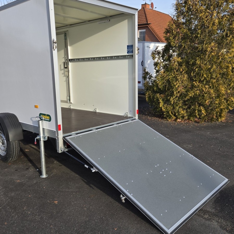 UNSINN-UKU-251415-7-13-Kofferanhaenger-750kg-ungebremst-2.55×1.42x1.53m-Unique-Sandwichpanele-Rampe-Tuer-Fenster-5