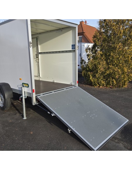 UNSINN-UKU-251415-7-13-Kofferanhaenger-750kg-ungebremst-2.55×1.42x1.53m-Unique-Sandwichpanele-Rampe-Tuer-Fenster-5