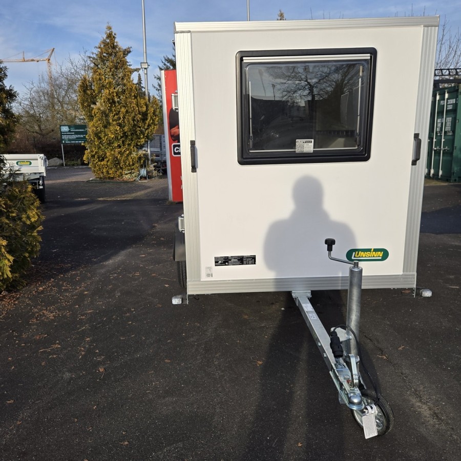 UNSINN-UKU-251415-7-13-Kofferanhaenger-750kg-ungebremst-2.55×1.42x1.53m-Unique-Sandwichpanele-Rampe-Tuer-Fenster-6