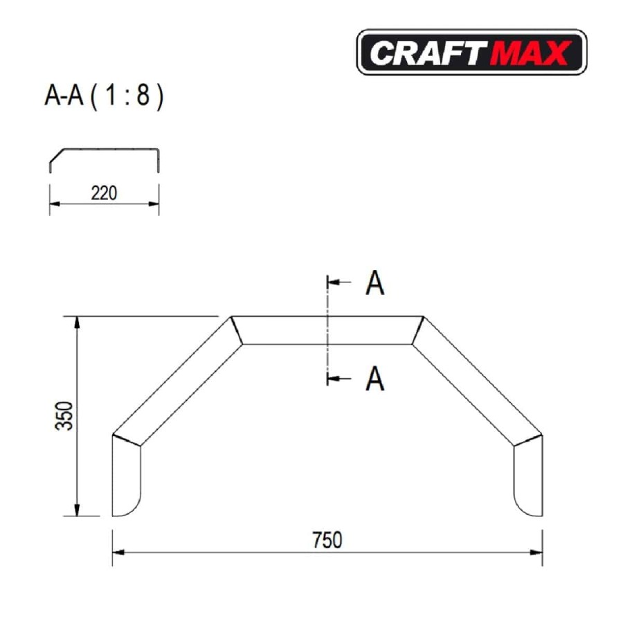 Offroad-ALU-Aluminium-Kotfluegel-Riffelblech-fuer-Einachs-PKW-Anhaenger
