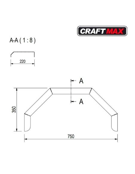 ALU-Aluminium-Kotfluegel-220x750x350mm-Riffelblech-fuer-Einachs-PKW-Anhaenger-mit-1314-Zoll-Raeder