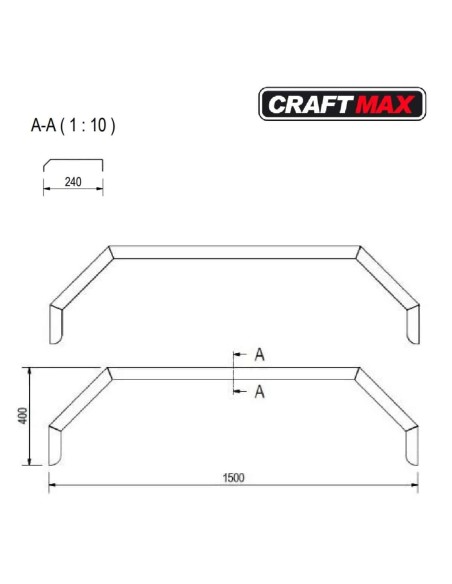 ALU-Aluminium-Kotfluegel-230x1500x400mm-Riffelblech-fuer-Tandem-PKW-Anhaenger-mit-13-14-Zoll-Raeder-7