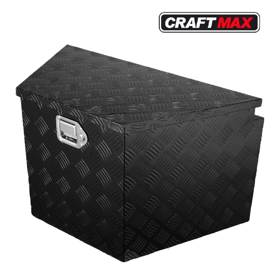CRAFTMAX-Aluminium-Staubox-Trapezform-schwarz-fuer-Pkw-Anhaengerdeichsel-7