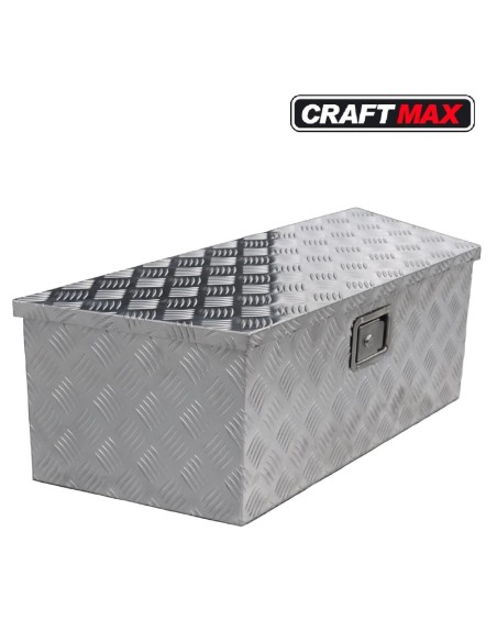 Aluminium-Staubox-Trapezform-fuer-V-Deichsel-mit-Sicherheitsschloss