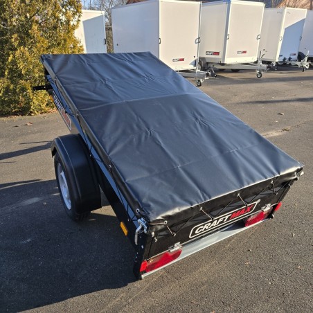 CRAFTMAX-Kastenanhaenger-mit-Kippdeichsel-BlackEdition-750kg-ungebremst-schwarz-pulverbeschichtet-mit-Flachplane-10