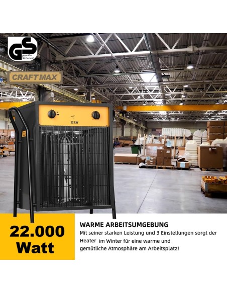 22KW-Bautrockner-Elektroheizer-3-Stufen-Heizgeblaese-mit-Thermostat-starker-Ventilator-400V-4