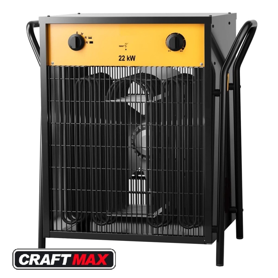 22KW-Bautrockner-Elektroheizer-3-Stufen-Heizgeblaese-mit-Thermostat-starker-Ventilator-400V-1