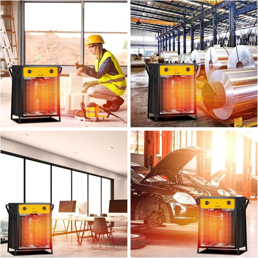 22KW-Bautrockner-Elektroheizer-3-Stufen-Heizgeblaese-mit-Thermostat-starker-Ventilator-400V-6