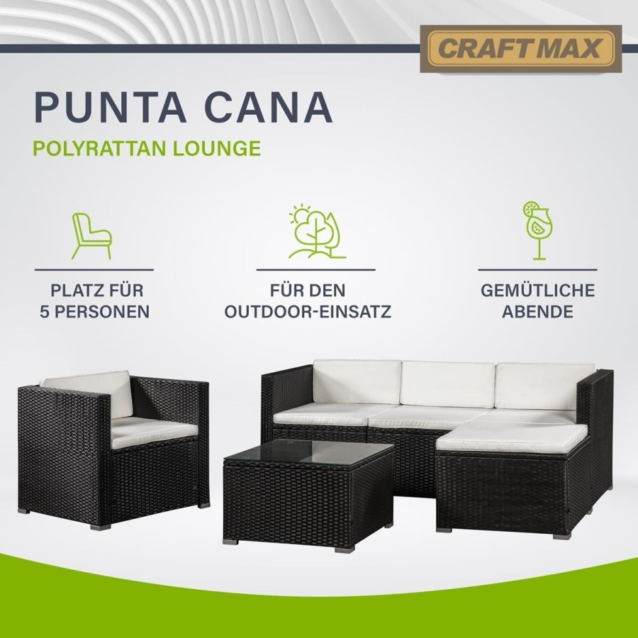 CRAFTMAX®-Luxus-Rattan-Lounge-Sitzgarnitur-mit-Sofa-Sessel-Hocker-Glastisch-Indoor-und-Outdoor-6
