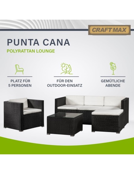 CRAFTMAX®-Luxus-Rattan-Lounge-Sitzgarnitur-mit-Sofa-Sessel-Hocker-Glastisch-Indoor-und-Outdoor-6