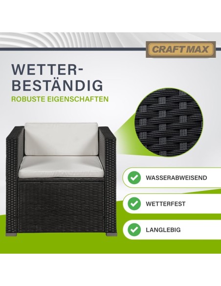 CRAFTMAX®-Luxus-Rattan-Lounge-Sitzgarnitur-mit-Sofa-Sessel-Hocker-Glastisch-Indoor-und-Outdoor-7