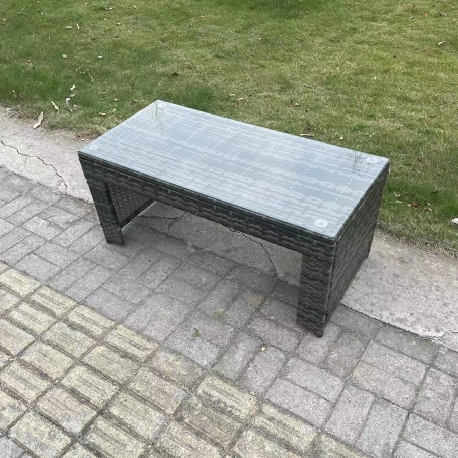 Platin-Rattan-Lounge-Sitzgarnitur-mit-3x-Sofa-1x-Couchtisch-mit-Glasplatte-2x-Beistelltisch-2x-Hocker-mit-dicken-Sitzpolster-abw