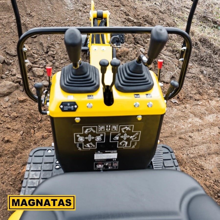 Mini-Kettenbagger-63-kW-Benzinmotor-mit-Elektrostart-bis-zu-88-kN-Kraft-am-Loeffel-LED-Schweinwerfer-Dach-Zubehoer-Set-8