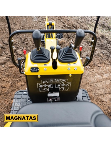 Mini-Kettenbagger-63-kW-Benzinmotor-mit-Elektrostart-bis-zu-88-kN-Kraft-am-Loeffel-LED-Schweinwerfer-Dach-Zubehoer-Set-8