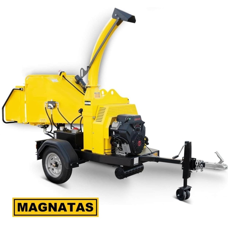 MAGNATAS®-18KW-25PS-Profi-HaeckslerSchredder-fuer-Weich-Hartholz-bis-150mm-Stammdicke-mit-Einzugswalze-6