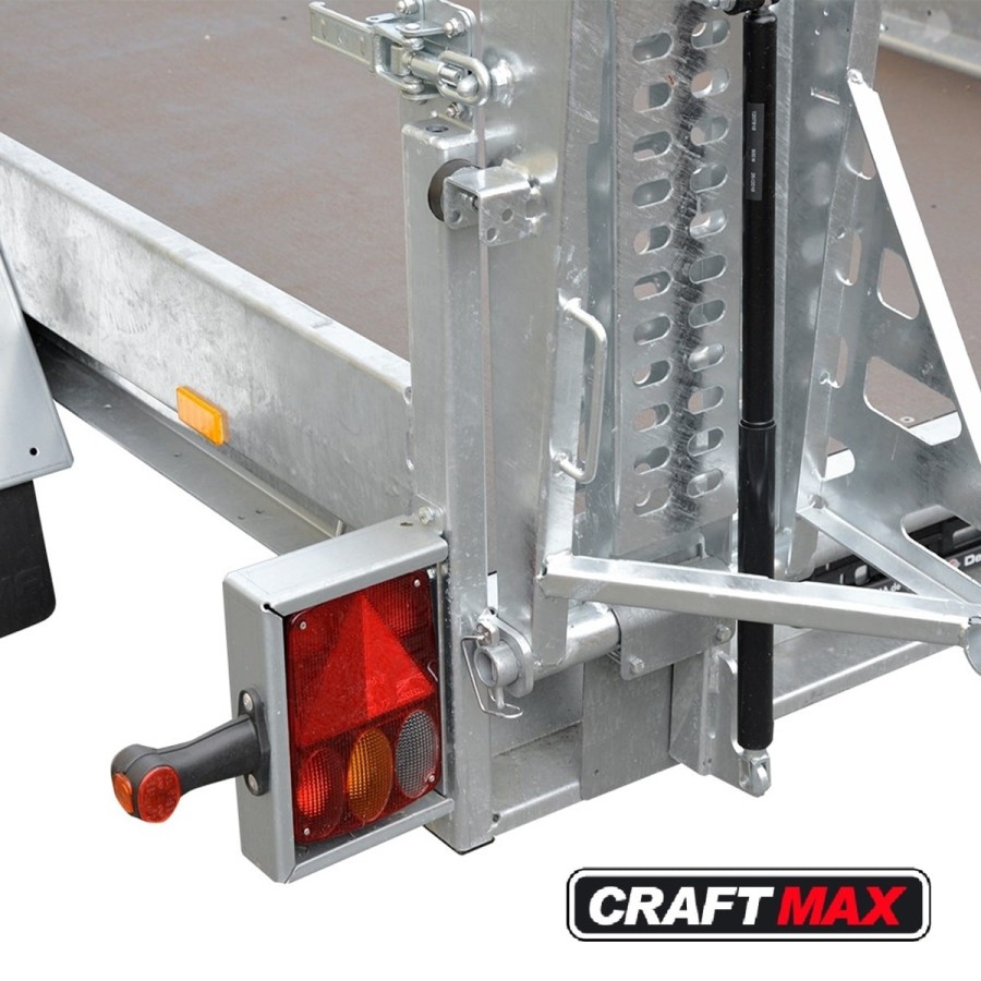 CRAFTMAX®-3500-Baumaschinen-Transporter-mit-Stahl-Auffahrrampen-mit-Hebeunterstuetzung
