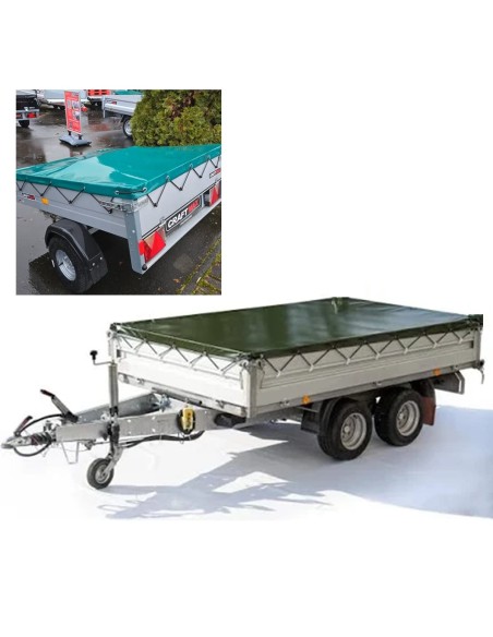 PVC-Flachplane-3.62x1.83m-mit-Gummiseil-in-LKW-Qualitaet-freie-RAL-Farbton-Auswahl-gruen
