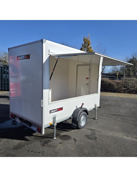 CRAFTMAX®-Verkaufsanhaenger-1300-Thermo-Sandwichpanele-mit-seitlicher-Verkaufsklappe-Elektroeinspeisung-Steckdosen-und-LED-Decke