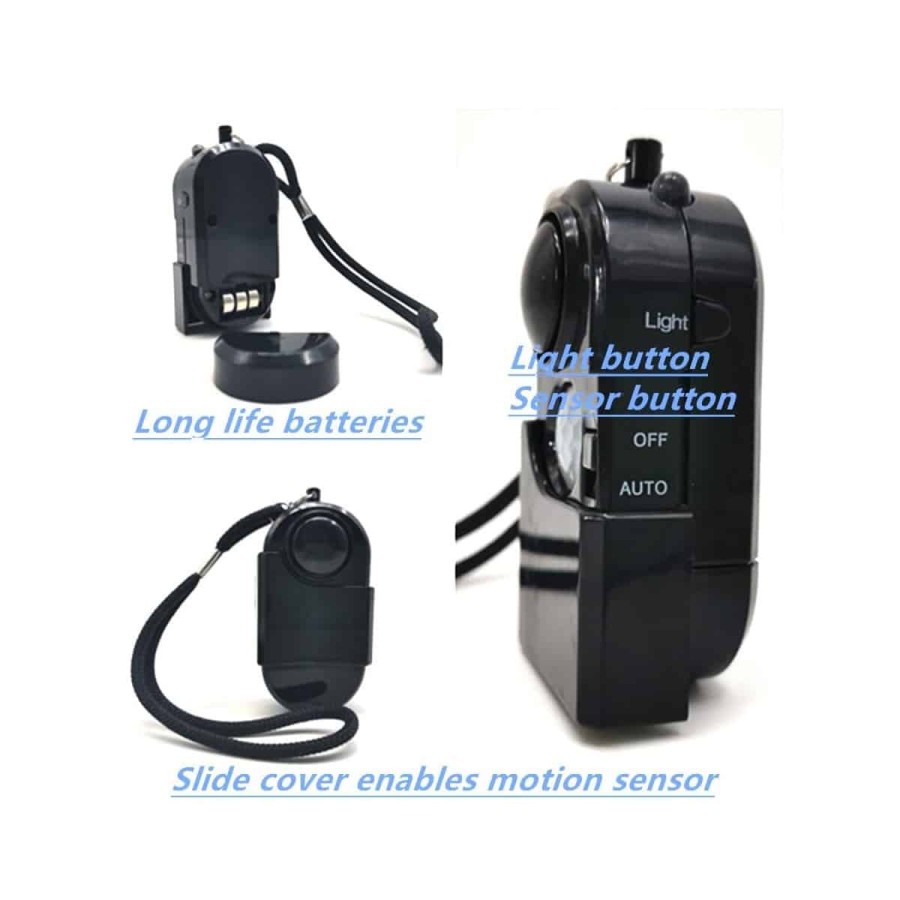 Reise-Notfallalarm-mit-PIR-Infarotsensor-Bewegungsmelder-SOS-LED-Sierene-6