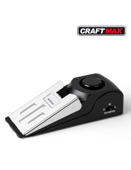 SAEFTY-FIRST-Tuerstopper-Alarm-120-dB-Sicherheitsalarm-Bodenkeil-Tuerstopper-Sirene-Tuersicherheitsgeraete-fuer-Reisen-Wohnung-H