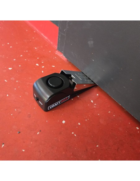 SAEFTY-FIRST-Tuerstopper-Alarm-120-dB-Sicherheitsalarm-Bodenkeil-Tuerstopper-Sirene-Tuersicherheitsgeraete-fuer-Reisen-Wohnung-H