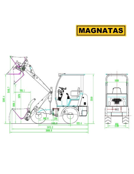 MAGNATAS®-Radlader-1700-Hoflader-mit-Kabine-4x4-Allrad-25PS-Kubota-Dieselmotor-Euro5-600-kg-Nennlast-2