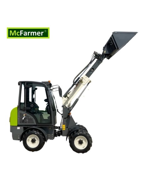 McFARMER®-Elektro-2310-Teleskop-Radlader-4x4-Allrad-72V-200Ah-8h-Leistungszeit-geschlossene-Kabine-900kg-Hubkraft