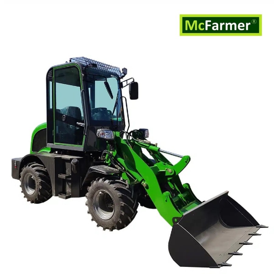 McFARMER_4x4-Elektro-Radlader_72V-200Ah_8h-Leistungszeit_1000kg-Hubkraft_2100kg-Gewicht