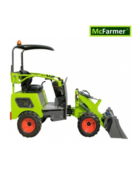 McFarmer-1460-Hoflader-4x4-Allrad-60V-150Ah-6h-Leistungszeit-geschlossene-Kabine-800kg-Hubkraft-3
