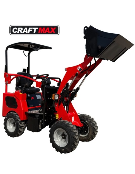 CRAFTMAX®-Elektrio-Hoflader-4x4-Allrad-60V-150Ah-6h-Leistungszeit-Schutzkaefig-500kg-Hubkraft-980-kg-Eigengewicht-7