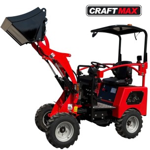 CRAFTMAX®-Elektrio-Hoflader-4x4-Allrad-60V-150Ah-6h-Leistungszeit-Schutzkaefig-500kg-Hubkraft-980-kg-Eigengewicht-7 2