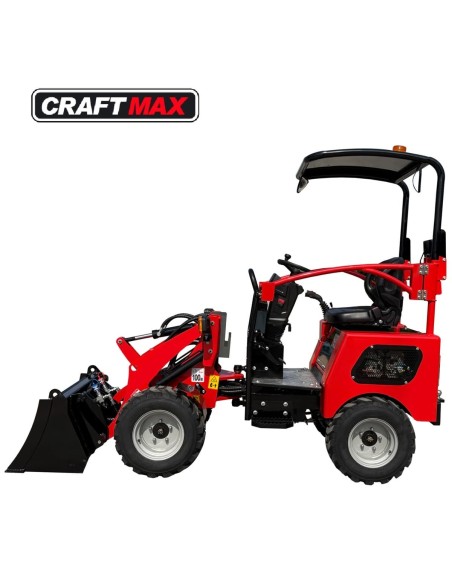 CRAFTMAX®-Elektrio-Hoflader-4x4-Allrad-60V-150Ah-6h-Leistungszeit-Schutzkaefig-500kg-Hubkraft-980-kg-Eigengewicht-3
