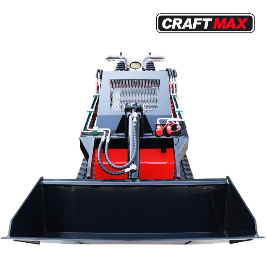 CRAFTMAX-Mini-Kompaktlader-Multilader-Raupenkette-15PS-Benzinmotor-Elektrostart-Stand-on-658-kg-Gewicht-200-kg-Hubkraft-4