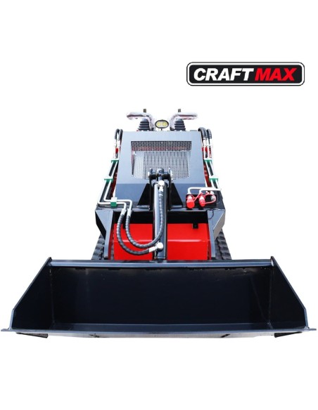 CRAFTMAX-Mini-Kompaktlader-Multilader-Raupenkette-15PS-Benzinmotor-Elektrostart-Stand-on-658-kg-Gewicht-200-kg-Hubkraft-4