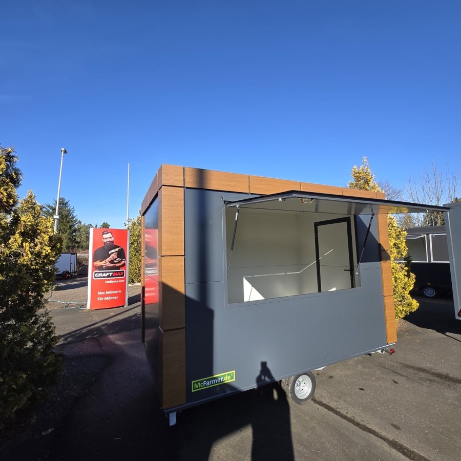 Verkaufsanhaenger-1350-Basic-3.50x2.00x2.20m-ThermoSandwich-mit-Holzdekor-folierbar-gebremst-100kmh-3
