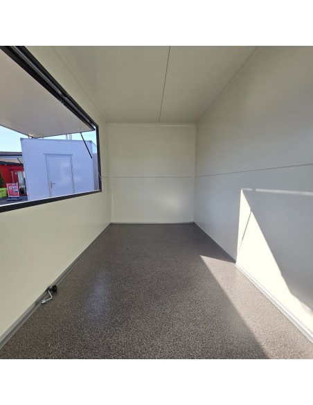 CRAFTMAX-Verkaufsanhaenger-Woody-1350-3.50x2.00x2.20m-Thermo-Sandwichpanele-mit-Holzdekor-gebremst-100kmh-7