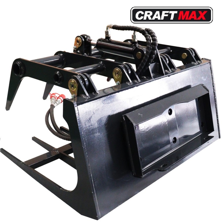 Holzgreifzange-fuer-Mini-Kompaktlader-und-Multilader-Tragfaehigkeit-300kg-schnell-werkzeuglos-zu-montieren-3
