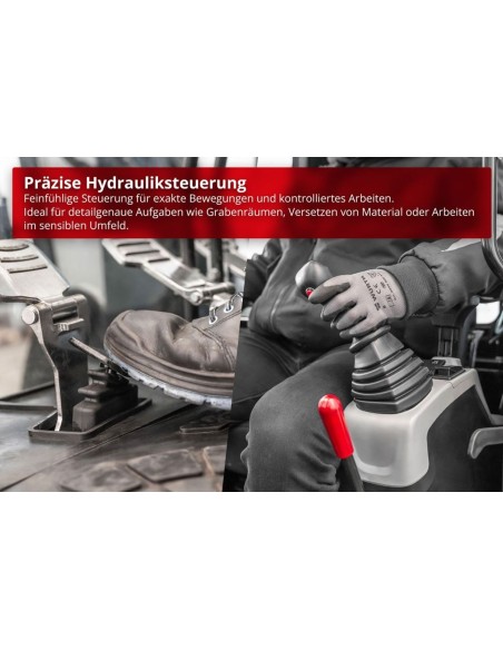 Kompaktbagger-3700-Diamantline-18.2KW25PS-Yanmar-Diesel-Euro5-Raupenkette-Fahrerkabine-Joystick-schwenkbarer-Baggerarm-3105mm-Gr