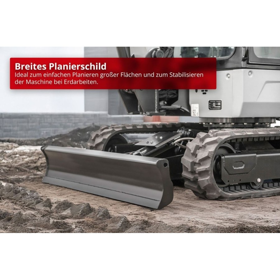 Kompaktbagger-3700-Diamantline-18.2KW25PS-Yanmar-Diesel-Euro5-Raupenkette-Fahrerkabine-Joystick-schwenkbarer-Baggerarm-3105mm-Gr