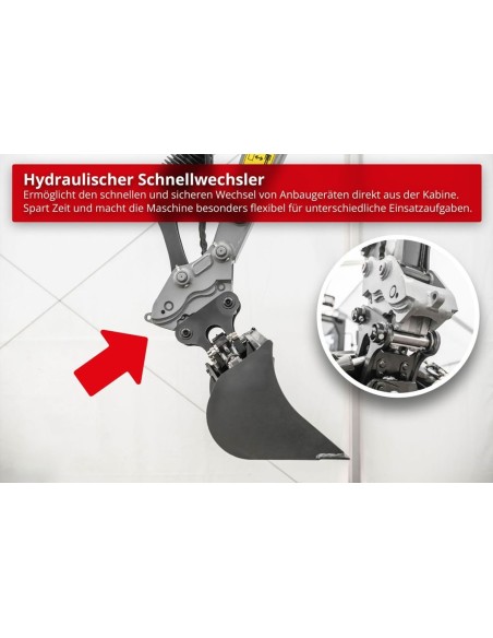 Kompaktbagger-3700-Diamantline-18.2KW25PS-Yanmar-Diesel-Euro5-Raupenkette-Fahrerkabine-Joystick-schwenkbarer-Baggerarm-3105mm-Gr