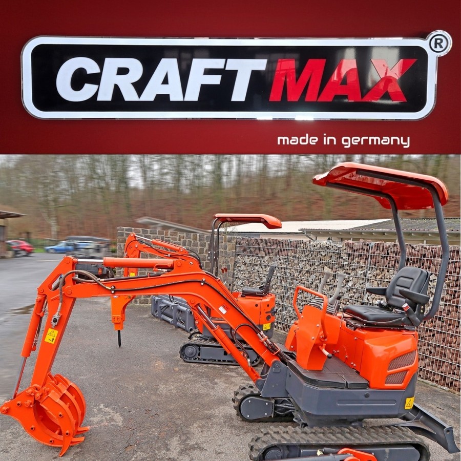 Mini-Bagger-1600kg-Kettenraupe-10Kw136PS-Yanmar-Diesel-Knickmatik-schwenkbarer-Baggerarm-Joystick-Sonnendach-2150mm-Grabtiefe-1