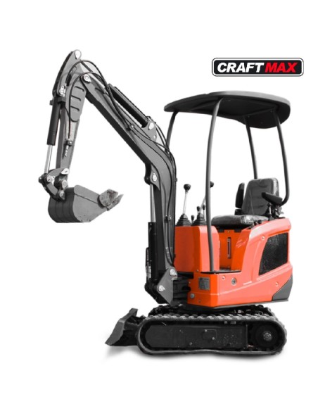 CRAFTMAX®-Mini-Bagger-1200kg-Kettenraupe-102-Kw-138-PS-Kubota-Euro5-Diesel-Knickmatik-schwenkbarer-Baggerarm-Joystick-Sonnendach