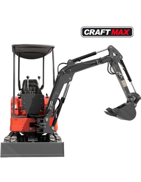 CRAFTMAX®-Mini-Bagger-1200kg-Kettenraupe-102-Kw-138-PS-Kubota-Euro5-Diesel-Knickmatik-schwenkbarer-Baggerarm-Joystick-Sonnendach