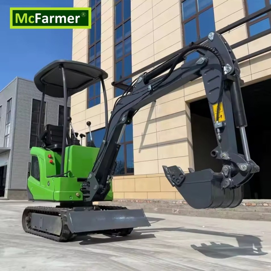 McFARMER-Elektro-Minibagger-1100kg-1580mm-Grabtiefe-6h-Arbeitszeit-48V-200Ah-3