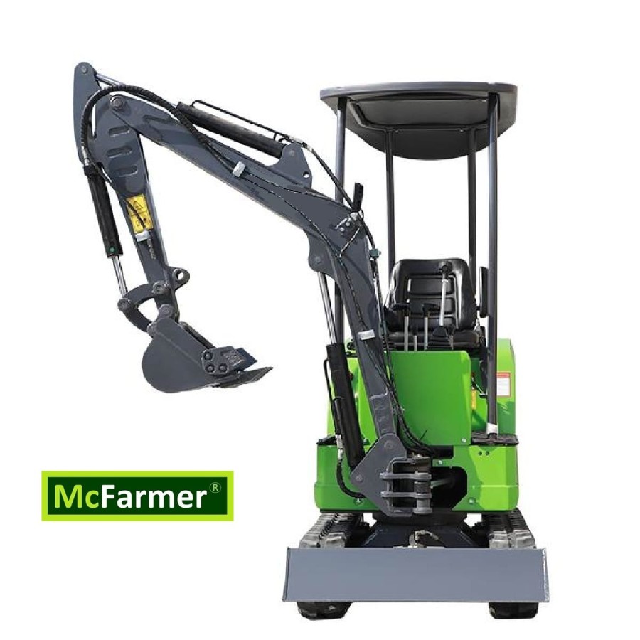McFARMER-Elektro-Minibagger-1100kg-1580mm-Grabtiefe-6h-Arbeitszeit-48V-200Ah-5